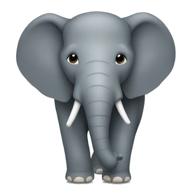 minimalism elephant sticker