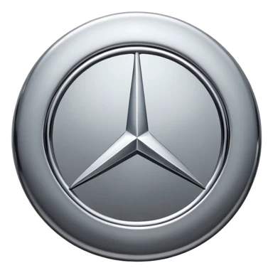Mercedes logo sticker
