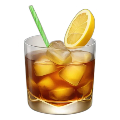 whiskey cocktail sticker