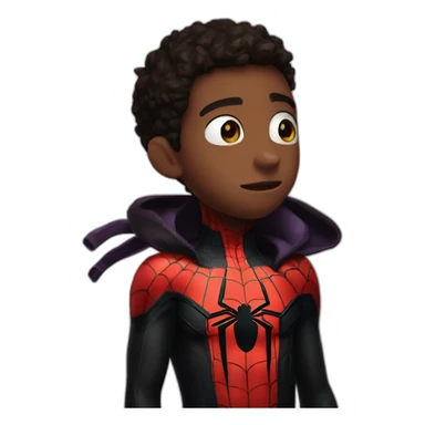 miles morales chocked sticker