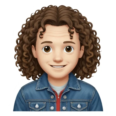Eddie the freak from stranger things sticker