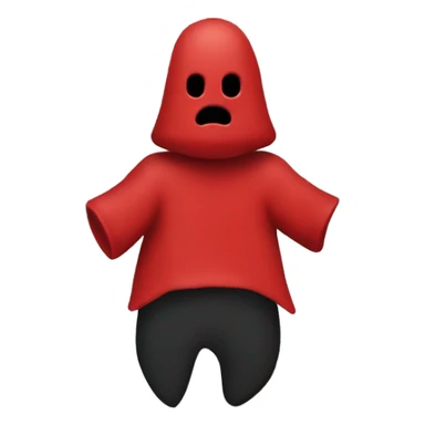 Red faceless full-figure meeple sticker