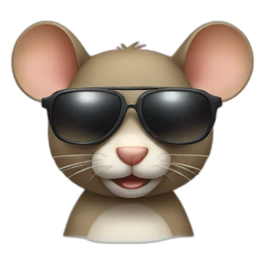 Mouses with sunglasses sticker