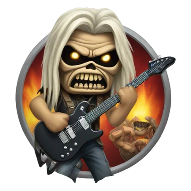 iron maiden sticker
