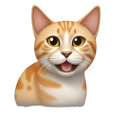 Gato anaranjado sticker