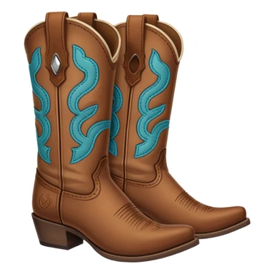 Cowboy boots sticker