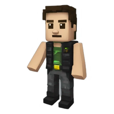 Pixel gun 3D sticker