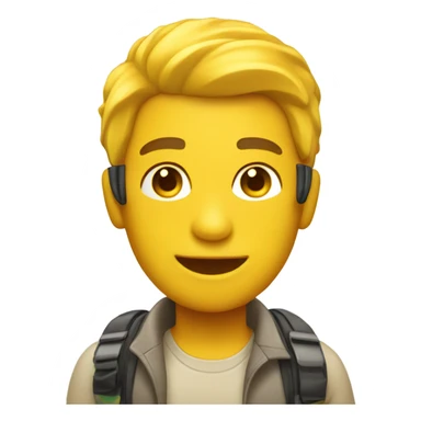 beach tour guide yellow skin sticker