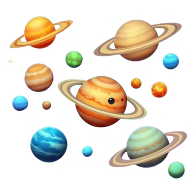 space, planets sticker