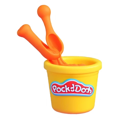 creative Play-Doh creation sticker