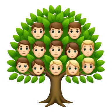 family tree sticker