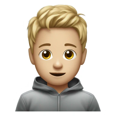 Kid making TikTok sticker