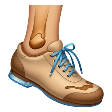 a shoe with a foot inside, stepping and showing a clear shoe print below. and leg with motion line







 sticker