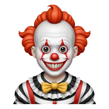 Art the clown sticker