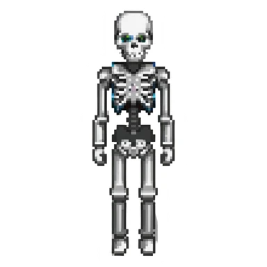 Minecraft skeleton sticker