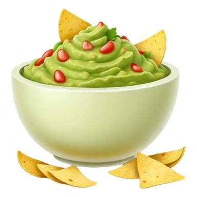 Guacamole and chips  sticker