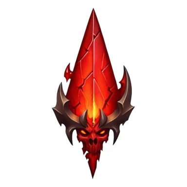 blood shard diablo sticker