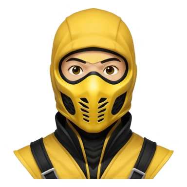mortal kombat scorpion sticker