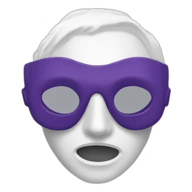 masque à oxygène sticker