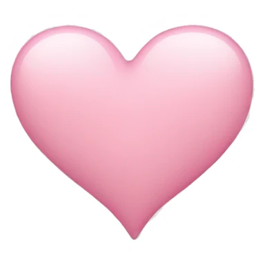 Light pink Heart  sticker