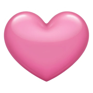 Corazón rosado para todo a la mitad  sticker