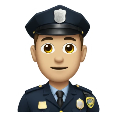 Cops with mask sticker