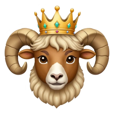 Ram king w/ crown sticker