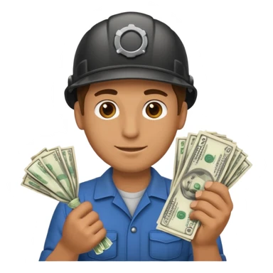 mechanic with money sticker