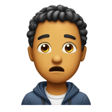 confused cute emoji sticker