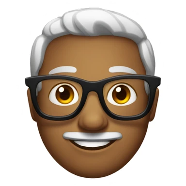 Doğ with glasses sticker