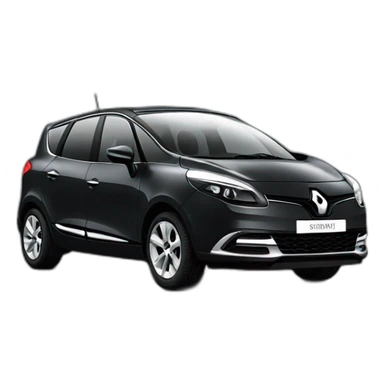 Renault scenic 3 black sticker