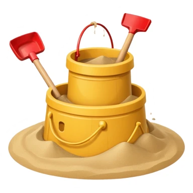 Sandcastle sticker