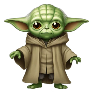 Yoda dressed like Harry Potter sticker