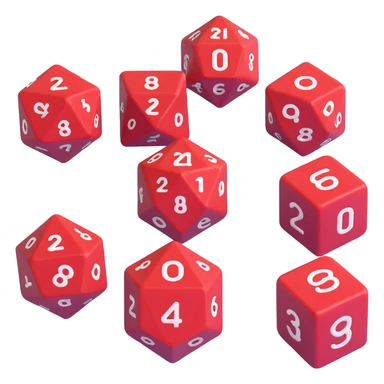 d20 dice  sticker