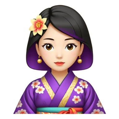 mulher japones sticker