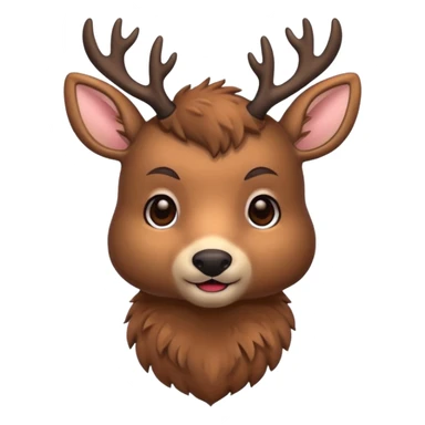 استیکر حیوان آهو sticker