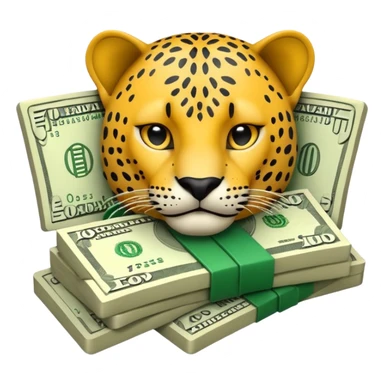 Brazilian money with animals sticker