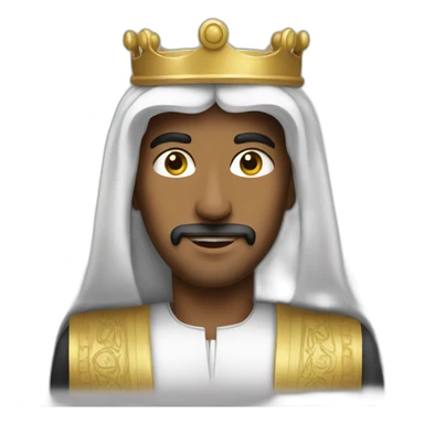 King Saudi sticker