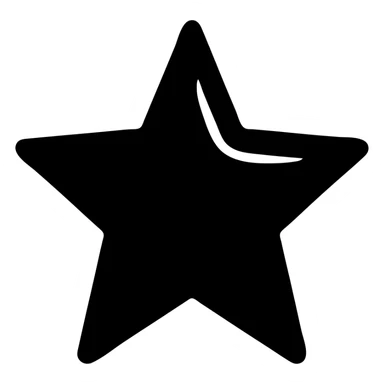 solid icon of a shiny silver star on a glossy black car surface, minimal subtle reflections, focus on mirror shine, elegant and minimal sticker