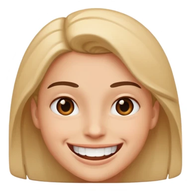 a very very strong smile sticker