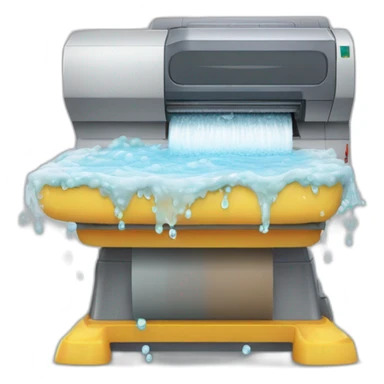 a PEI printer bed being washed with soapy water sticker