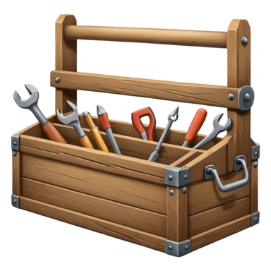 carpenter Toolbox with multiple tools sticker