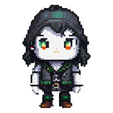 sus character looking suspicious sticker