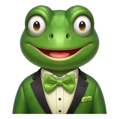 Um sapo comediante sticker