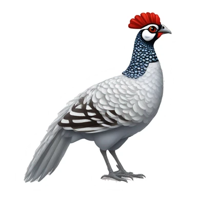Silver pheasant sticker