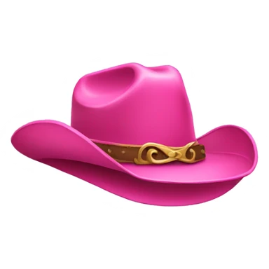 pink cowboy hat sticker