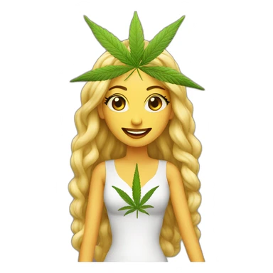 Cannabis Queen sticker