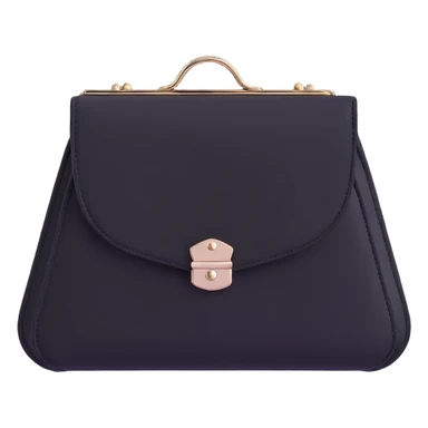 Black goth purse sticker