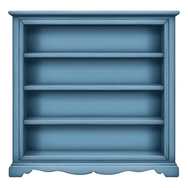 Dusty blue bookcase  sticker