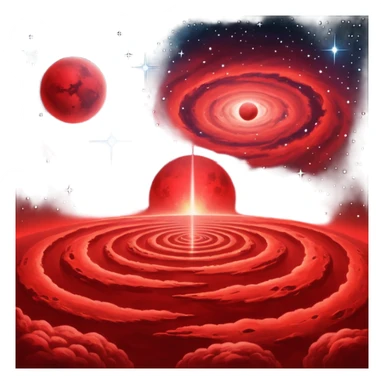 space in base red color   sticker